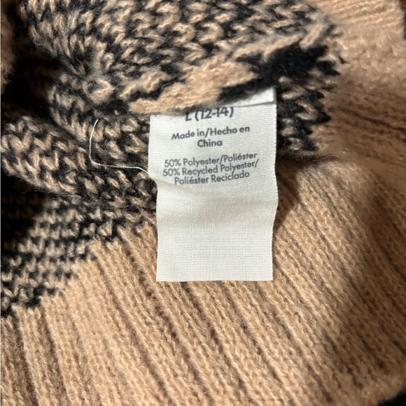 No Boundaries Woman’s Sweater Large Leopard Animal Print Cropped Crewneck Y2K - Picture 4 of 5